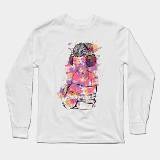 Oriental Girl Long Sleeve T-Shirt